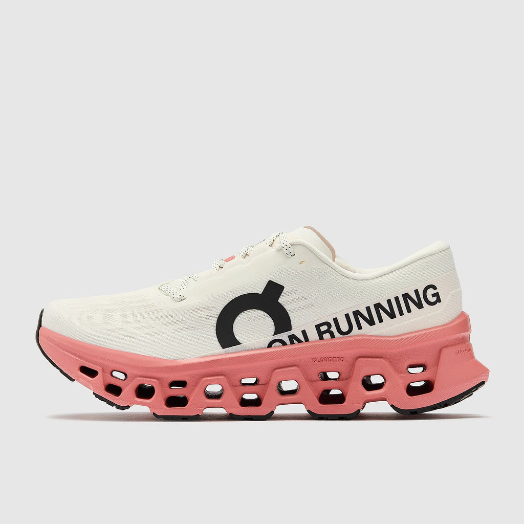 On Cloudmonster 3 Men's Running Shoes - Ivory/Dustrose