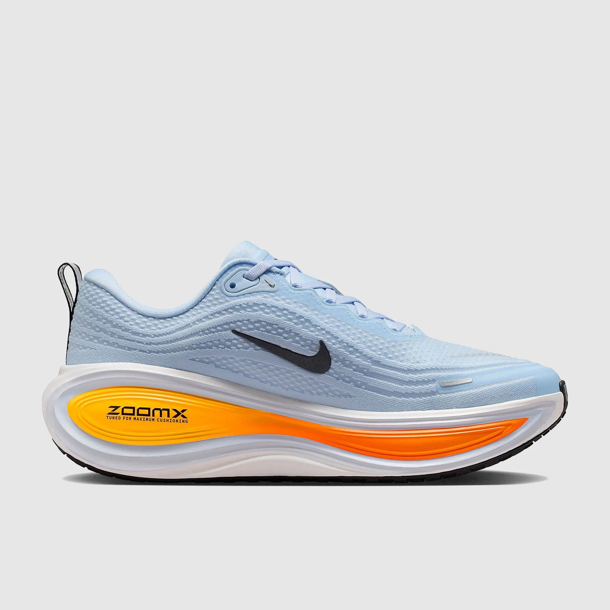 Nike Vomero Plus Men's Running Shoes - Hydrogen Blue/Black/White/Total Orange/Laser Orange/Football Grey