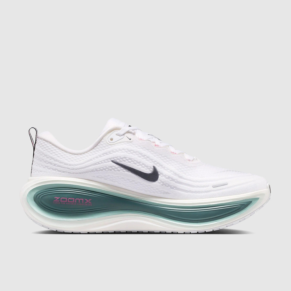 Nike Vomero Plus Men's Running Shoes - White/Black/Mineral Slate/Hyper Pink/Mineral/Barely Grey