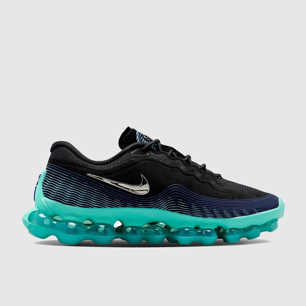 Nike Sportswear Air Liquid Max Men's Shoes - Black/Chrome/Radiant Blue/Aurora Green/Clear