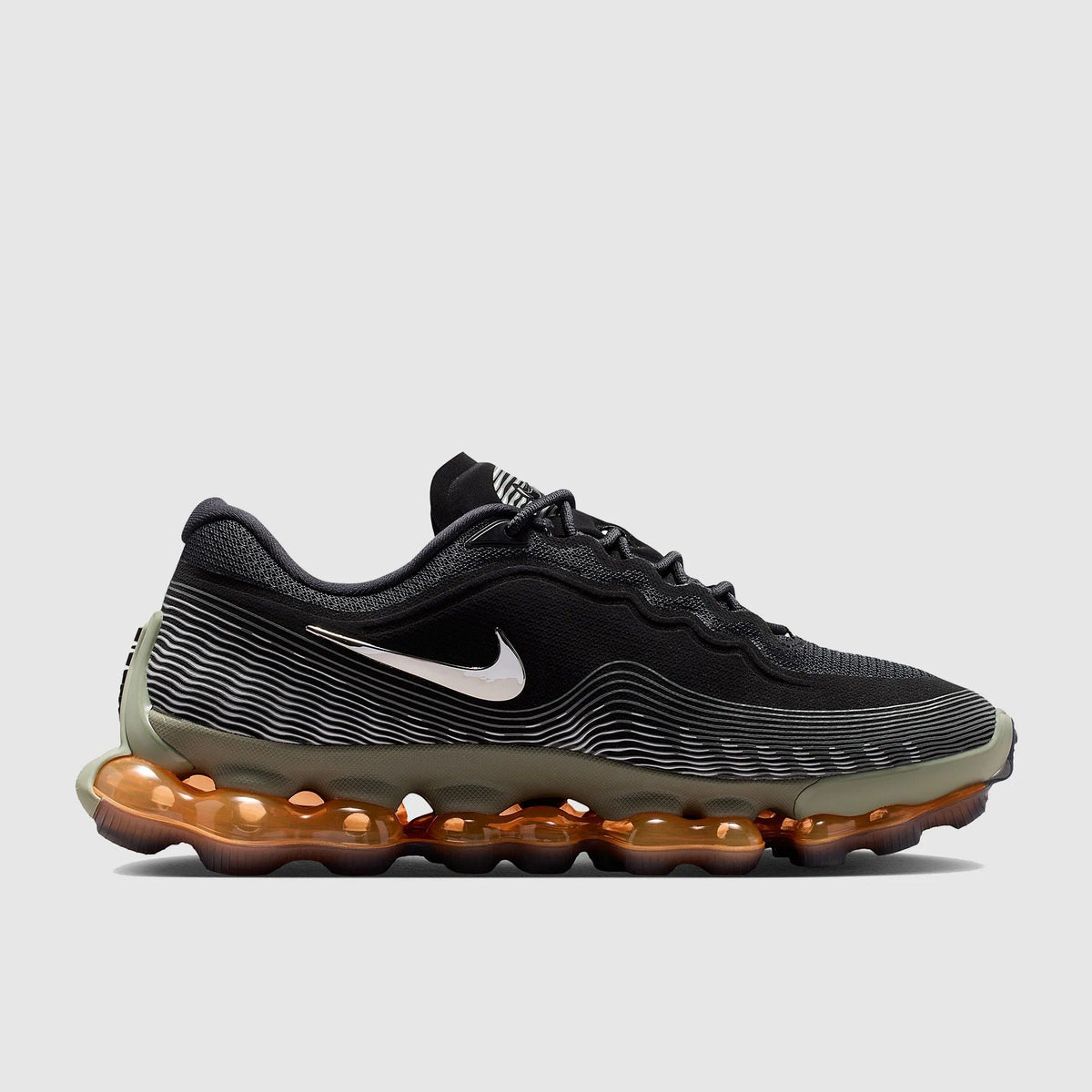 Nike Sportswear Air Liquid Max AW Men's Shoes - Black/Metallic Silver/Light Army/Pure Platinum/Total Orange