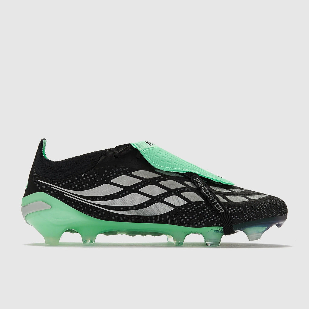 Adidas Predator Elite Tongue FG - Core Black/Silver Metallic/Pulse Mint