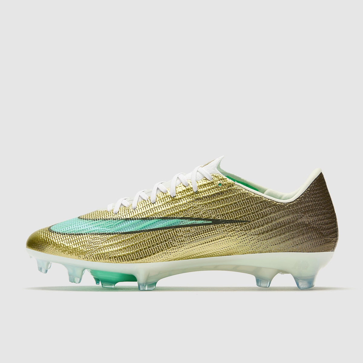 Nike Air Zoom Mercurial Superfly XI Elite x Mbappe FG - Metallic Gold/Green Glow