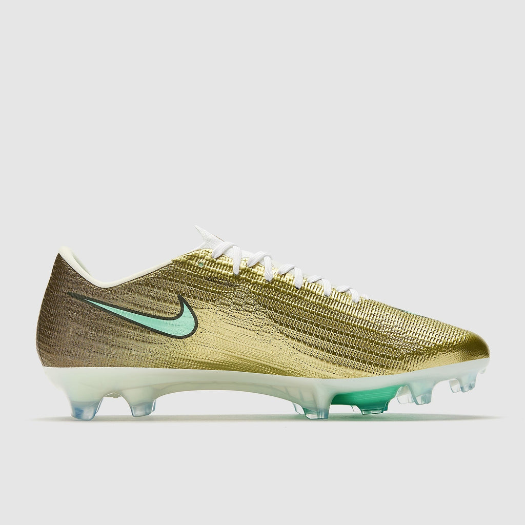 Nike Air Zoom Mercurial Superfly XI Elite x Mbappe FG - Metallic Gold/Green Glow