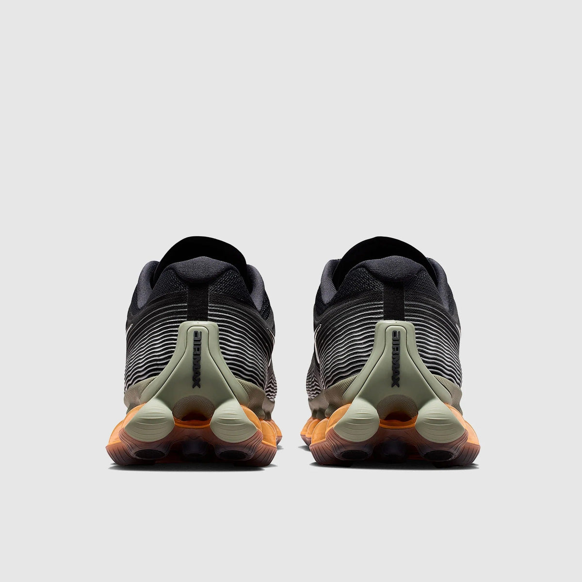 Nike Sportswear Air Liquid Max AW Men's Shoes - Black/Metallic Silver/Light Army/Pure Platinum/Total Orange