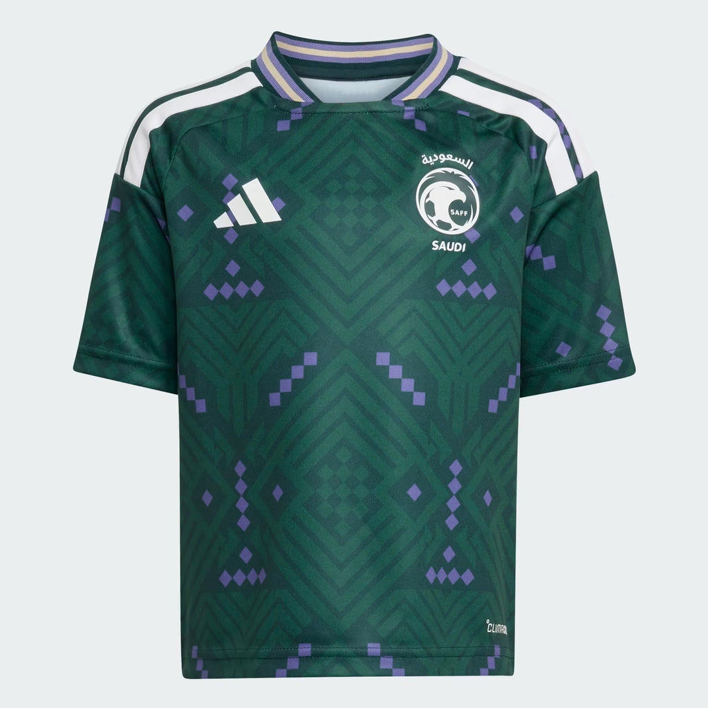 Saudi Arabia 26 Home Mini Kit Full Set Shirt & Shorts