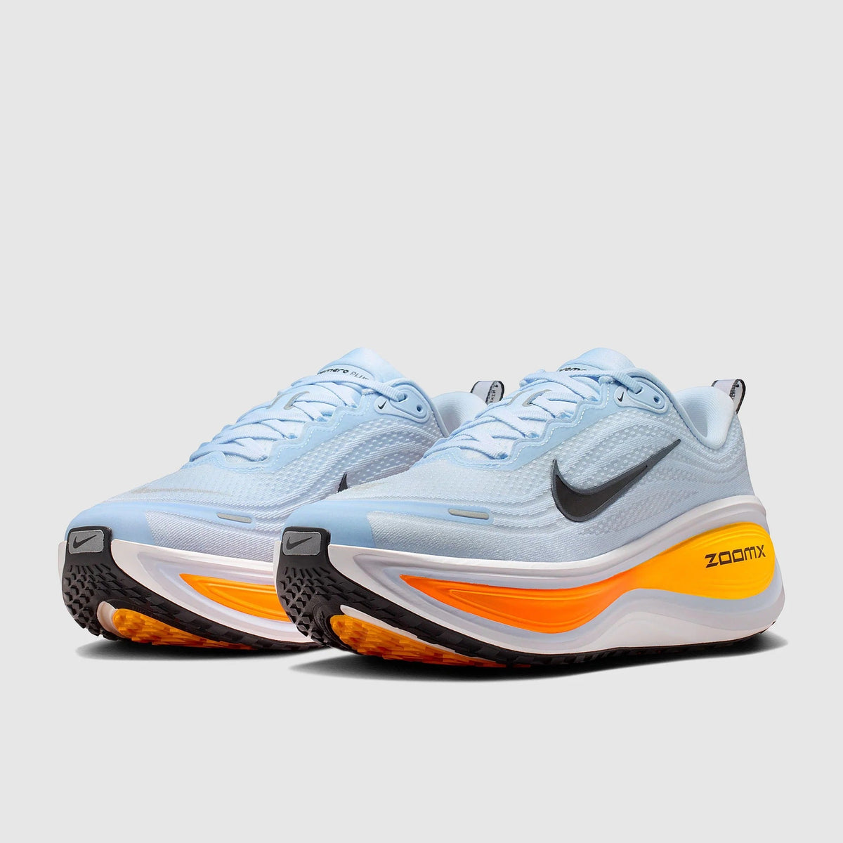 Nike Vomero Plus Men's Running Shoes - Hydrogen Blue/Black/White/Total Orange/Laser Orange/Football Grey